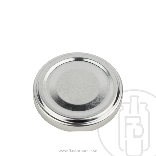 Twist off lid, 53mm, SIlver